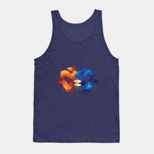 Sun and Moon Wolves Tank Top